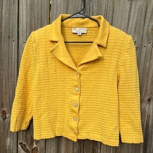 St John Yellow Blazer Jacket